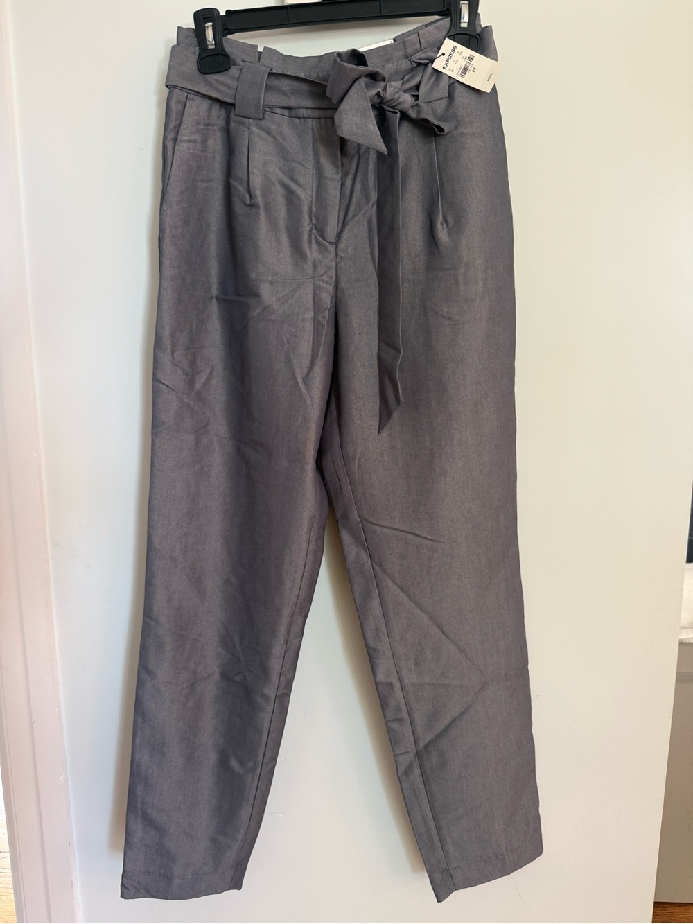NWT Express Women’s Chambray Paper-bag Waist dress pants